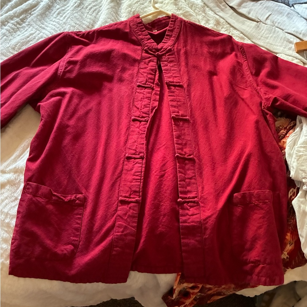 Elegant Red Women's Blazer